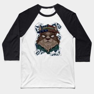 fashion cat street art Baseball T-Shirt